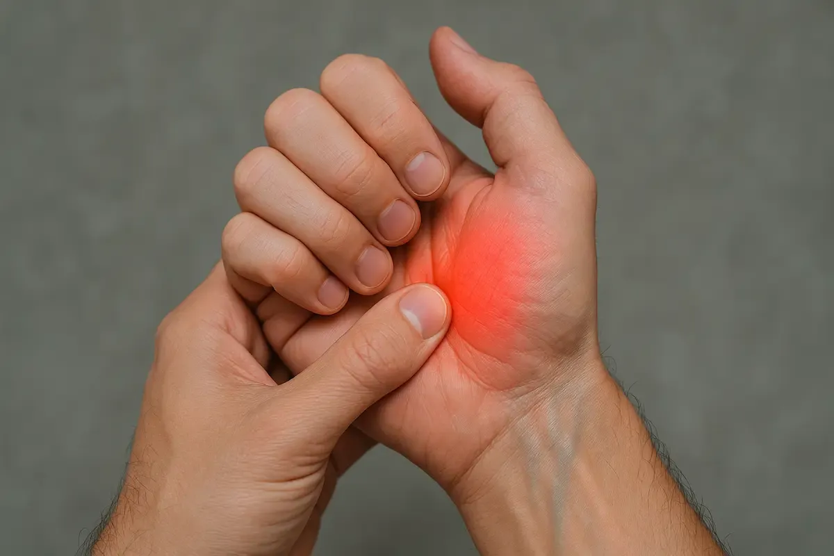 Dor na veia da mão direita: causas, riscos e o que fazer